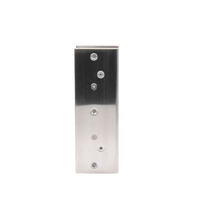Montaje "U" para Puertas de Vidrio/ 3/4" de Grosor/ Para Chapas Magnéticas de 1200 lbs./ Ajuste por Opresores
