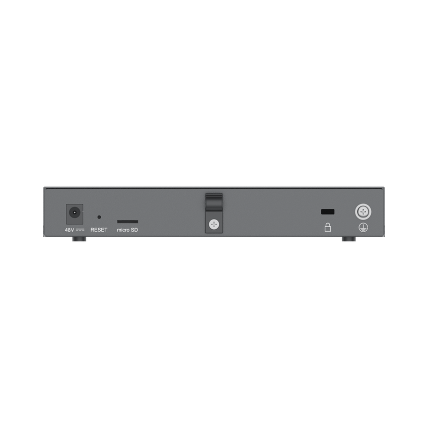 4 en 1: Firewall Nueva Generación, Router, IP PBX (24 usuarios / 8 llamadas), Switch Gigabit de 5 Puertos (4 PoE) y 2 Puertos SFP 2.5 Gigabit