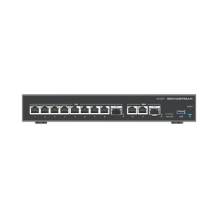 4 en 1: Firewall, Router, PBX IP, Switch 10 Puertos Gigabit (4 PoE) + 2 Puertos SFP 2.5 Gigabit