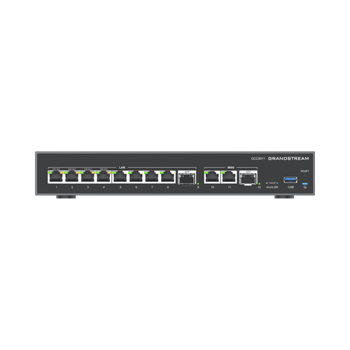 4 en 1: Firewall, Router, PBX IP, Switch 10 Puertos Gigabit (4 PoE) + 2 Puertos SFP 2.5 Gigabit