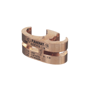 Conector de Conexión Tierra tipo "E" para Conductor de Cobre 6 AWG SOL – 1/0 AWG STR (16–50 mm2).