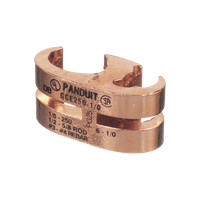 Conector de Conexión a Tierra tipo "E" para Conductor 1/0 AWG STR – 250 KCMIL MAIN y 6 AWG SOL – 1/0 AWG STR TAP