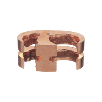 Conector de Conexión a Tierra tipo "E" para Conductor 1/0 AWG STR – 250 KCMIL MAIN y 6 AWG SOL – 1/0 AWG STR TAP