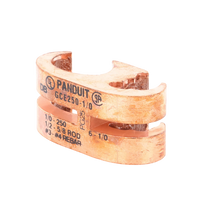 Conector de Conexión a Tierra tipo "E" para Conductor 1/0 AWG STR – 250 KCMIL MAIN y 6 AWG SOL – 1/0 AWG STR TAP