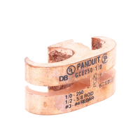 Conector de Conexión a Tierra tipo "E" para Conductor 1/0 AWG STR – 250 KCMIL MAIN y 6 AWG SOL – 1/0 AWG STR TAP