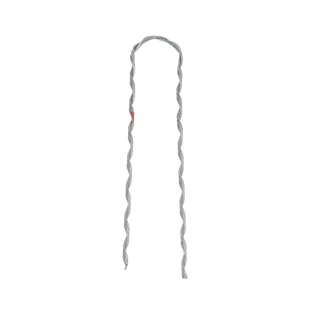 Remate Preformado para Fibra Óptica Figura 8, Span 100 m, para mensajero de acero con diámetro Φ 3.6  mm