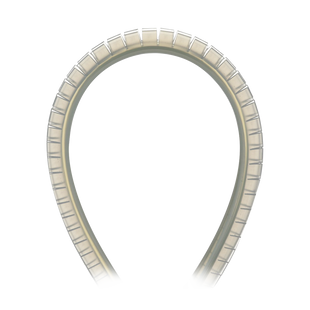Cubre-filos Ranurado con Adhesivo, para Bordes de 2.5 a 3.7mm, de 30.5m de Largo, Color Natural
