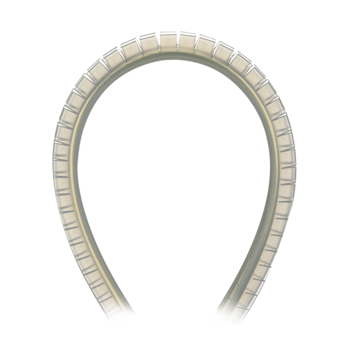Cubre-filos Ranurado con Adhesivo, para Bordes de 2.5 a 3.7mm, de 30.5m de Largo, Color Natural