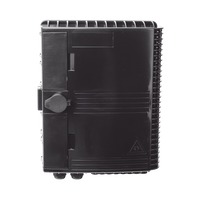 Cierre de Empalme para 24 Fusiones de Fibra Óptica, Interior/Exterior, con 16 Acopladores SC/APC y Splitter 1x16 SC/APC Incluido, IP65