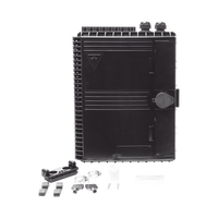 Cierre de Empalme para 24 Fusiones de Fibra Óptica, Interior/Exterior, con 16 Acopladores SC/APC y Splitter 1x16 SC/APC Incluido, IP65