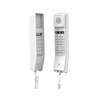 Teléfono IP para Hoteles / Altavoz HD / 2 Cuentas y Líneas SIP / 10 Teclas de Marcación Rápida / 3 Teclas Programables / Códec OPUS / Gestión GDMS / Instalación en Escritorio y Pared / PoE 100 Mbps