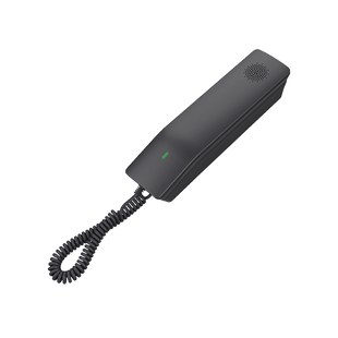 Teléfono IP para Hoteles / Altavoz HD / 2 Cuentas y Líneas SIP / 10 Teclas de Marcación Rápida / 3 Teclas Programables / Códec OPUS / Gestión GDMS / Instalación en Escritorio y Pared / PoE 100 Mbps