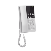 Teléfono IP Hotelero Wi-Fi, 2 líneas SIP con 2 cuentas, codec Opus, IPV4/IPV6, color blanco, con gestión en la nube GDMS
