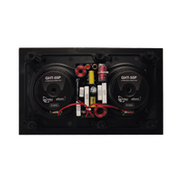 altavoces de montaje en la pared | woofers dobles de 5in | tweeter de 1in | 100W | 8ohms