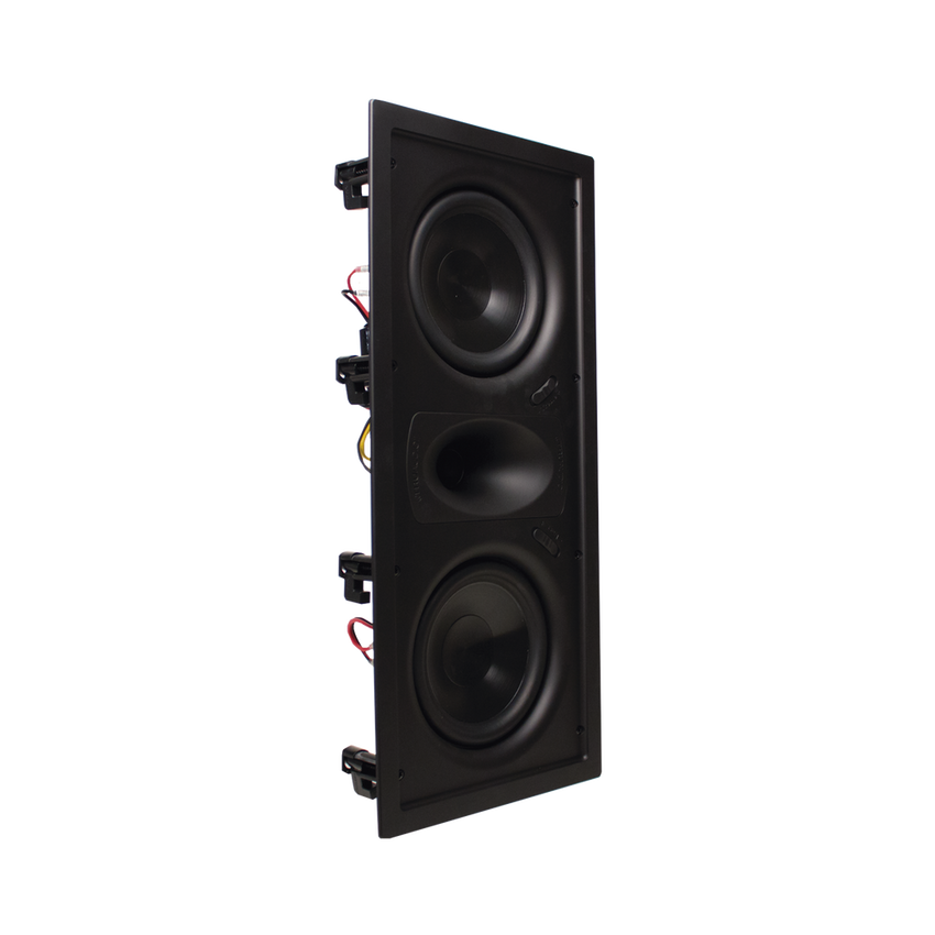 Altavoz LCR de pared | woofers dobles de 6.5'' | tweeter de seda suave de 1 | 125W | 8Ω