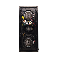 Altavoz LCR de pared | woofers dobles de 6.5'' | tweeter de seda suave de 1 | 125W | 8Ω