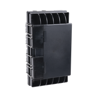 Caja de Empalme de Fibra Óptica, Exterior IP65, instalación aérea, hasta 144 Empalmes