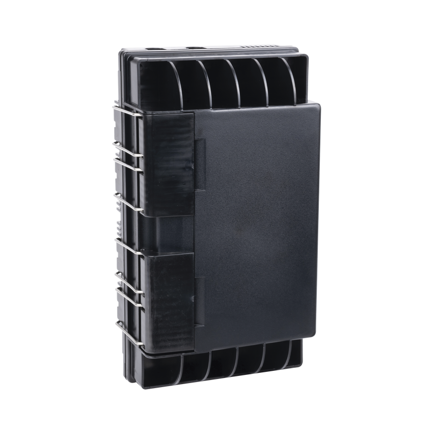 Caja de Empalme de Fibra Óptica, Exterior IP65, instalación aérea, hasta 144 Empalmes