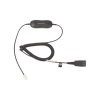 Jabra GN1200 cable enroscado con conexión QD y RJ-9 (88011-99)