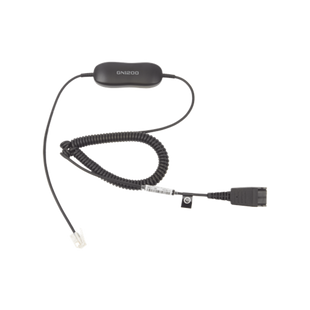 Jabra GN1200 cable enroscado con conexión QD y RJ-9 (88011-99)