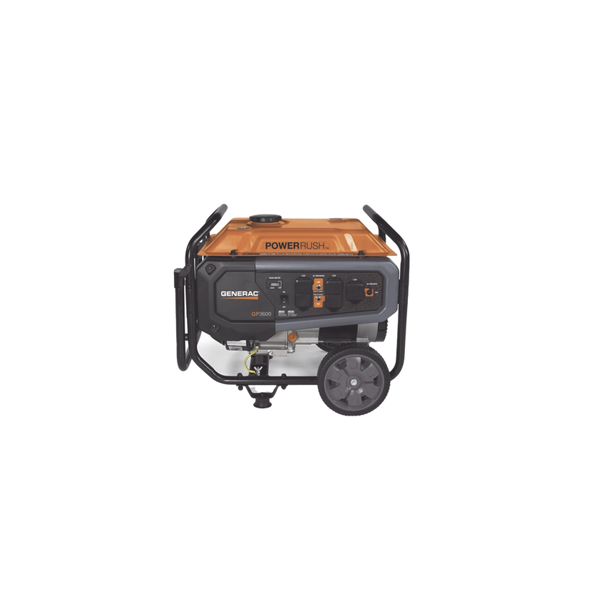 Generador Inversor Portátil a Gasolina, 3.6 kW, 120Vca , Arranque Manual