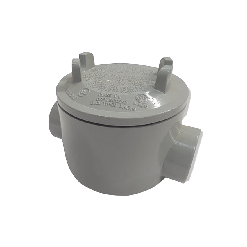 Caja con Tapa Tipo GRC de 3/4" (19 mm) / Caja a Prueba de Explosión / Para Áreas Peligrosas / Libre de Cobre.