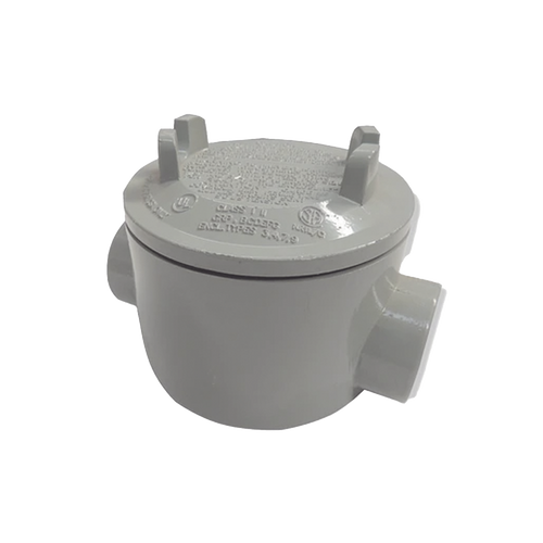 Caja con Tapa Tipo GRC de 1 1/2" (38.1 mm) / Caja a Prueba de Explosión / Para Áreas Peligrosas / Libre de Cobre.