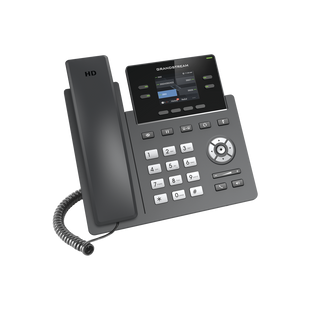 Teléfono IP Grado Operador, 4 líneas SIP con 2 cuentas, pantalla a color 2.4", codec Opus, IPV4/IPV6 con gestión en la nube GDMS
