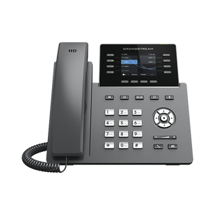 Teléfono IP Wi-Fi, Grado Operador, 8 líneas SIP con 4 cuentas, pantalla a color 2.8", puertos Gigabit, Bluetooth, PoE, codec Opus, IPV4/IPV6 con gestión en la nube GDMS