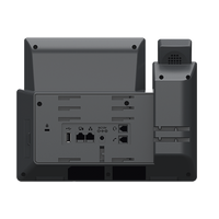 Teléfono IP Wi-Fi, Grado Operador, 14 líneas SIP con 6 cuentas, pantalla LCD  5", puertos Gigabit, Bluetooth, PoE, codec Opus, IPV4/IPV6 con gestión en la nube GDMS