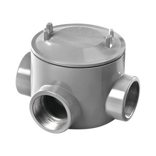 Caja con Tapa Tipo GRT de 3/4" (19 mm) / Caja a Prueba de Explosión / Para Áreas Peligrosas con Tapa / Libre de Cobre.