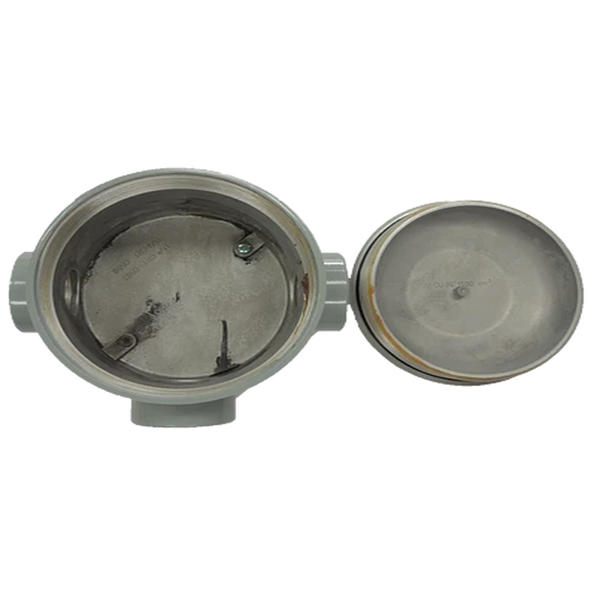 Caja con Tapa Tipo GRT de 1 1/2" (38.1 mm) / Caja a Prueba de Explosión / Para Áreas Peligrosas / Libre de Cobre.