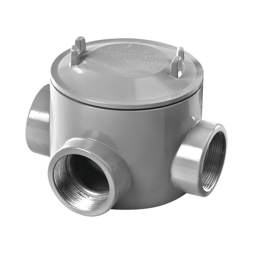 Caja con Tapa Tipo GRT de 1 1/4" (38.1 mm) / Caja a Prueba de Explosión / Para Áreas Peligrosas / Libre de Cobre.