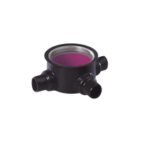 Caja para Áreas Peligrosas con Tapa Tipo GRT de 1 1/4" (32 mm) con Recubrimiento de PVC e Interior de Uretano.