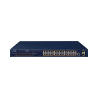 Switch PoE Administrable Capa 2 / 24 Puertos10/100/1000BASE-T / 2 SFP 100/1000BASE-X / POE 802.3af/at