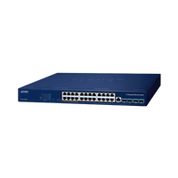 Switch PoE Administrable Capa 3, 24 Puertos Gigabit, Hasta 480 W, 8 Puertos 802.3bt, 16 Puertos 802.3at, 4 Puertos SFP 10G