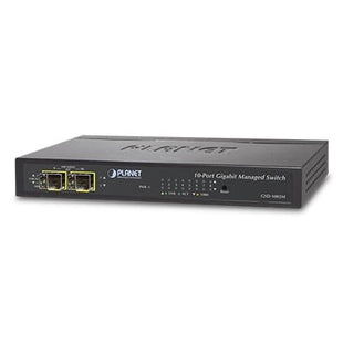 Switch Administrable de Escritorio 8 Puertos Giga + 2 Puertos SFP