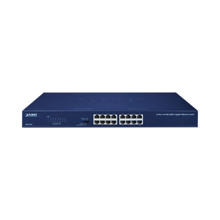 Switch No Administrable Gigabit de 16 Puertos 10/100/1000 Mbps, Con Modo Extendido Para Distancias de Hasta 200 m