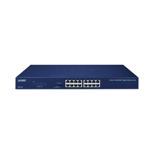 Switch No Administrable Gigabit de 16 Puertos 10/100/1000 Mbps, Con Modo Extendido Para Distancias de Hasta 200 m