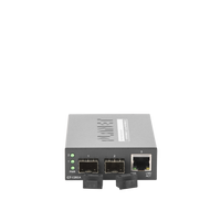 Convertidor de Medios con Doble Puerto SFP 1000BASE-FX/SX/LX y Puerto Ethernet 1000Base-T