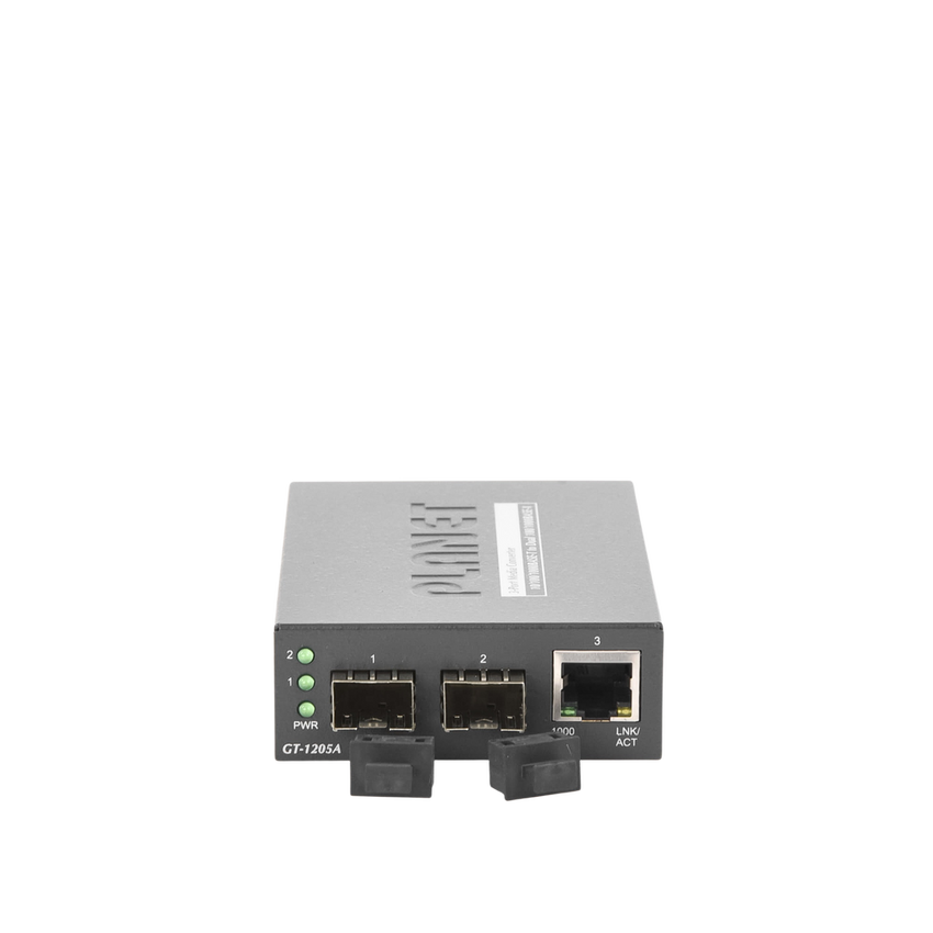Convertidor de Medios con Doble Puerto SFP 1000BASE-FX/SX/LX y Puerto Ethernet 1000Base-T