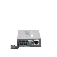Convertidor de Medios 1000 Mbps UTP/Fibra Óptica Mono-Modo Hasta 20 Km, Conector SC