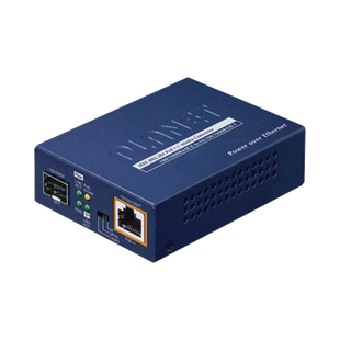 Convertidor de medios PoE++ 100/1000BASE-X SFP a 10/100/1000BASE-T 802.3bt (95 vatios)