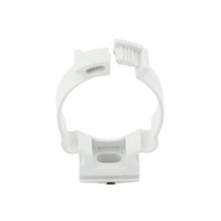 Soporte de collar (Abrazadera), PVC Auto-extinguible, cerrado para tubería de 32 mm
