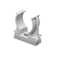 Soporte de presión (Abrazadera), PVC Auto-extinguible, abierto para tubería de 50 mm