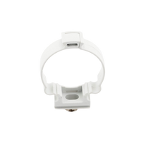 Soporte de collar (Abrazadera), PVC Auto-extinguible, cerrado para tubería de 40 mm