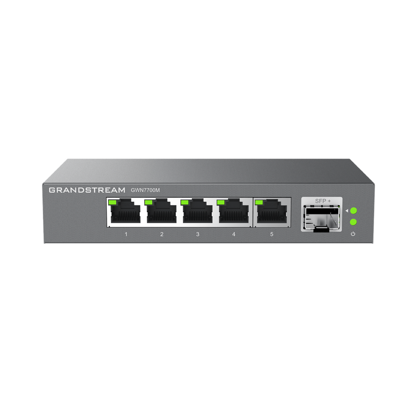 Switches de red Multi-Gigabit de 2.5G No Administrable / 5 Puertos RJ45 de 100/1000/2500Mbps / 1 puerto de fibra SFP+