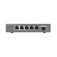 Switches de red Multi-Gigabit de 2.5G No Administrable / 5 Puertos RJ45 de 100/1000/2500Mbps / 1 puerto de fibra SFP+