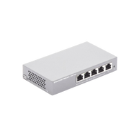 Switch PoE+ Gigabit No Administrable / 5 puertos 10/100/1000 Mbps / 4 puertos PoE+ / hasta 60W