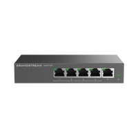 Switch PoE+ Gigabit No Administrable / 5 puertos 10/100/1000 Mbps / 4 puertos PoE+ / hasta 60W